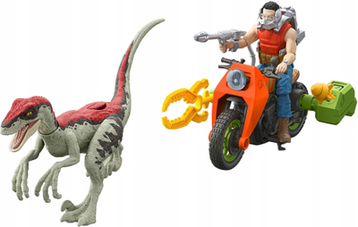 Фигура за акција Jurassic Park Dennis Nedry 93 Classic, сет Track and Chase, 9.5 cm, повеќебојна