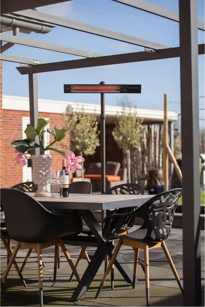 Ngrohës infra të kuq Sunred Royal Diamond Dark RD-DARK-25S, 2500W, telekomandë, i zi IP55