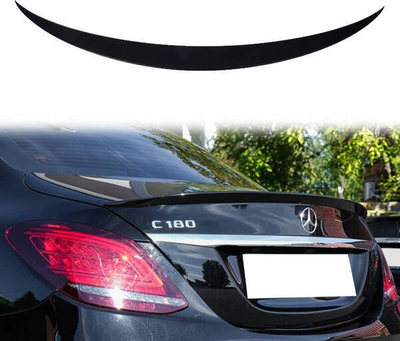 Spoiler bagazhi Mercedes Benz C Class W205, sedan, plastikë ABS, mat i zi