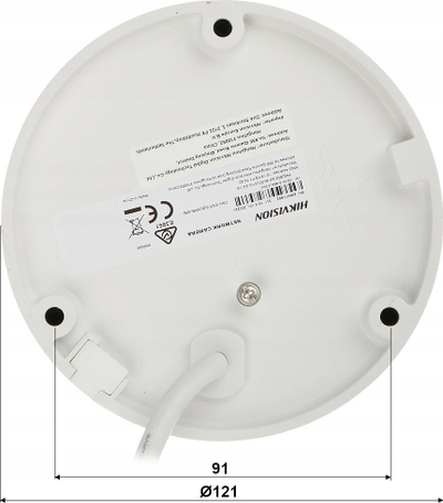 Kamerë sigurie dome Hikvision DS-2CD2126G2-ISU, 2MP, lente 2.8mm, e bardhë