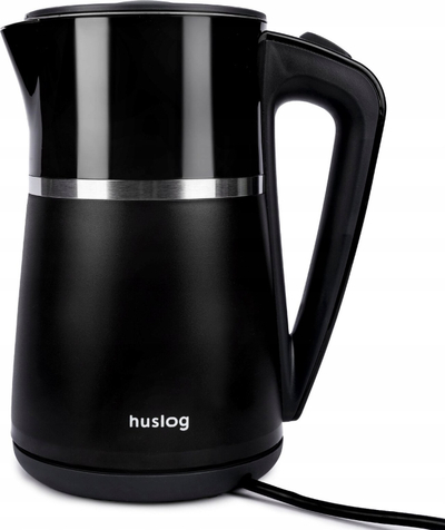 Електричен чајник Huslog, 1.7L, 2200W, црн