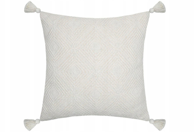 Jastik dekorativ S-F Balma Ivoire C1D697004, 45x45 cm, pambuk, ecru