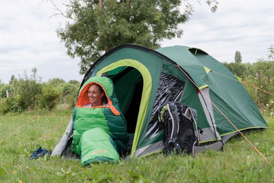 Çadër kampingu Coleman Kobuk Valley Plus, për 3 veta, jeshile me gri