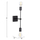 Aplikacion muri SABER HM4477, metal, 10x14x41 cm, i zi