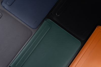 Mbështjellëse Leather Sleeve për MacBook Proove 15.4″ / 16.2″, e zezë