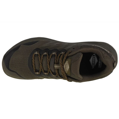 Atlete pune Merrell Work Nova 3 Low Vent, për burra, tekstil sintetik, ngjyrë ulliri e errët