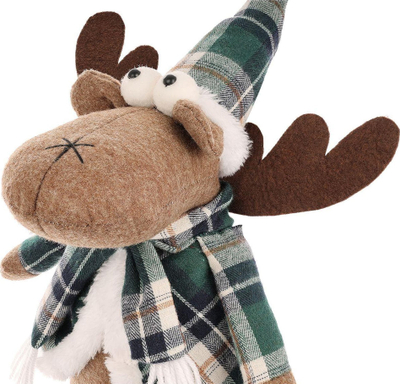 Figurine dekorative Saska Garden Reindeer, set 35cm 20cm, ngjyrë kafe