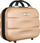 Valixhe kozmetike Peterson Travel Case, ABS i fortë, me doreza dhe rrip për valixhe, ngjyrë ari