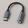 Adapter audio Qoltec 51786, USB C në 3.5mm, 10cm, i zi