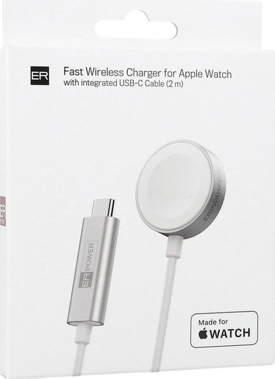 Karikues wireless magnetik ER MFW, 7.5W, për Apple Watch, i bardhë