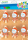 Kapëse druri dekorative Craft with Fun Christmas Snowmen, set 6 copë, 4cm, shumëngjyrëshe