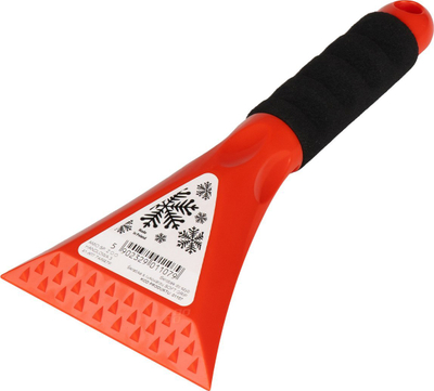 Gërvishtëse akulli AMiO 01107, 27 cm, dorezë me shkumë, e kuqe