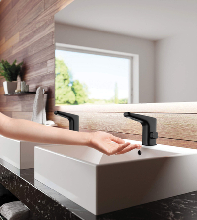 Rubinet lavamani Deante Hiacynt Touchless, me sensor, rregullim temperature, i zi mat