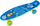 Скејтборд Plastic Enero Mini Puppy, 42x12 см, 60 кг, сина боја