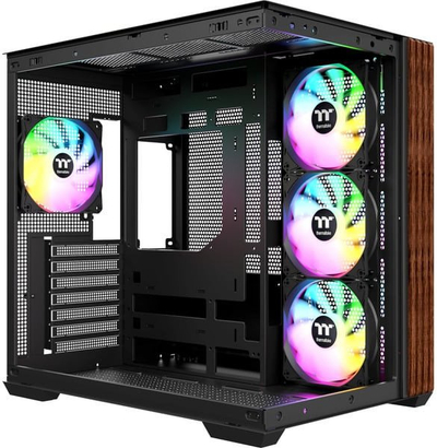Куќиште за компјутер Thermaltake View 380 XL WS ARGB, mid tower, калено стакло, црно