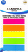 Shënues indeksues Starpak Fluo, 5 x 25 fletë, shumëngjyrëshe