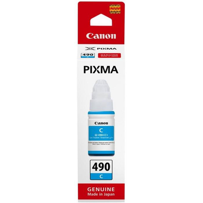 Bojë printeri Canon GI-490 0664C001, cian, kapacitet i lartë