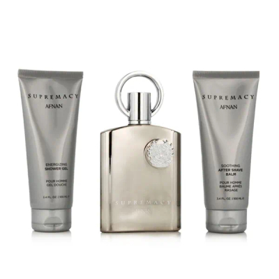 Set dhuratë për meshkuj Afnan Woody Floral Musk, EDP 100 ml + xhel dushi 100 ml + balsam pas rroje 100 ml