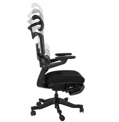 Karrige zyre rrotulluese Ertusolid Nario-500, ergonomike, e zezë