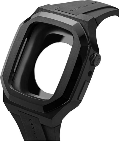 Këllëf me rripa mbrojtës për orë të mençur Daniel Wellington Switch 40 Apple Watch DW01200003, i zi, 40 mm