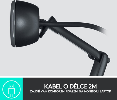 Ueb kamerë Logitech C505, e zezë