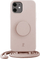Mbrojtëse telefoni Just Elegance PopGrip për iPhone 11 XR, TPU, me rrip, rozë e çelët