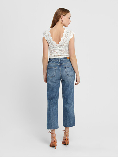 Maicë ONLY ONLNEW Slim Fit, e bardhë