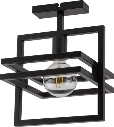 Lampë tavanore Sigma Merci 32400, E27, metal, e zezë