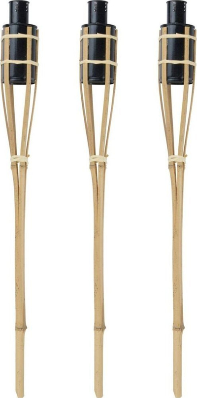 Fener kopshti Arti Casa, set 3 copë, dizajn natyral, kafe