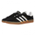 Atlete Adidas Originals Gazelle Indoor, lëkurë zamsh, shollë gome e tejdukshme, të zeza
