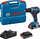 Trapano–kaçavidë pa kabllo Bosch Professional GSR 18V-55, 18V, 2x bateri 2Ah, me valixhe, blu