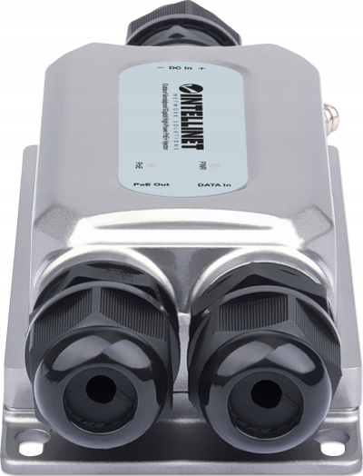 Injektor PoE+ i jashtëm Intellinet Outdoor Gigabit, 30W, IP67, gri
