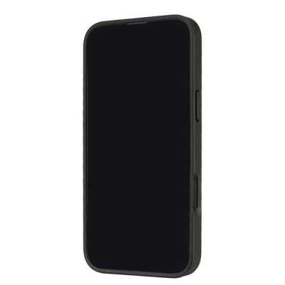 Kapak telefoni Audi Synthetic Leather për iPhone 16 Plus 6.7", hardcase, i zi