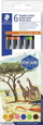 Set lapsash me fibër STAEDTLER Double Fibre-Tip Pen Africa, 6 copë, kuti kartoni