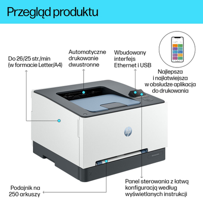Printer lazer ngjyrë HP Color LaserJet Pro 3202dn, A4, printim dyanëshe, i bardhë