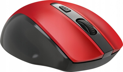Maus wireless Defender PRIME MB-053, optik 1600 DPI, klik i heshtur, i kuq