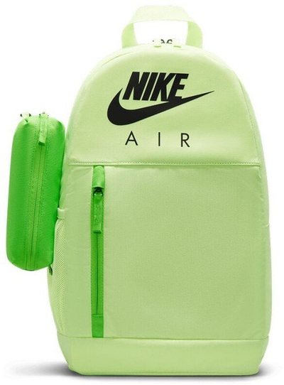 Çantë shpine për fëmijë Nike Elemental Air, 20L, me penare anësore, jeshile e çelur