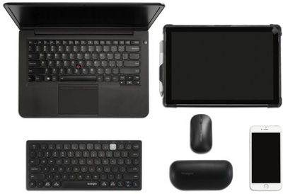 Tastierë Kensington K75502UK, multi device, pa tela, e zezë