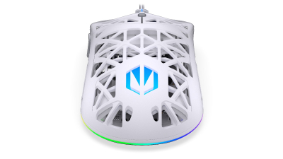 Maus gaming Endorfy LIV, me kabllo, 12000 DPI, i bardhë Onyx