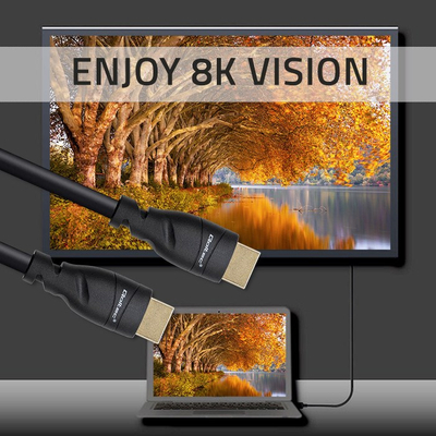 Kabllo HDMI Qoltec 50353, 5m, HDMI 2.1, i zi