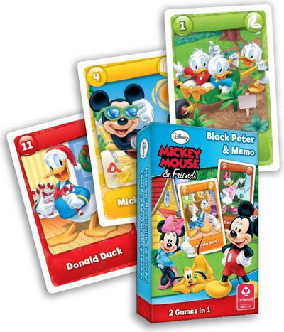 Lojë me letra Spin Master Mickey Friends Old Maid dhe Memo, set 2 në 1, shumëngjyrëshe
