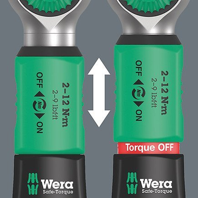 Çelës momenti Wera Safe Torque A1, 2 12 Nm, 10 copë