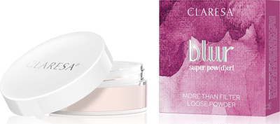 Pudër e lirshme Clareša Super Pow(d)er Blur, 12g, efekt mat, për krejt lëkurat