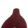 Vazo dekorative tavoline Decant HM4667.06M, terrakotë, 17x6.5x20 cm, e kuqe bordo