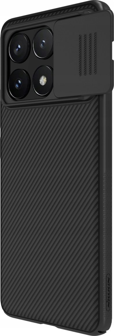 Futrollë Black Case për Poco X6 Pro, TPU e butë, me shkëlqim glamour, e zezë