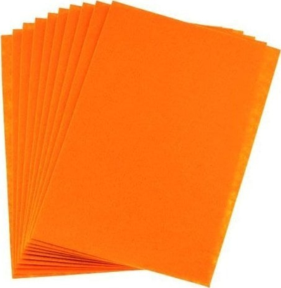 Fletë dekorative felt BREWIS FC410-3, A4, 1mm, portokalli