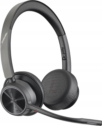 Kufje wireless Poly Voyager 4320 M, Bluetooth, me mikrofon, ngjyrë e zezë