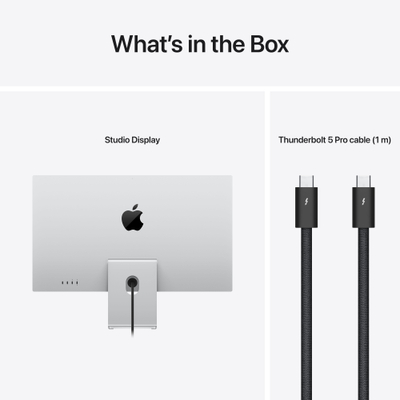 Apple Studio Display, Standard glass, VESA mount adapter (Stand not included)