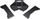 Адаптер за симулација трки Next Level Racing Go Kart Plus Motion Adapter Kit, за Motion Plus и Traction Plus, црн
