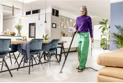 Aksesor për pastrues me avull Karcher XXL Crevice Brush, për fuga dhe të çara, i verdhë